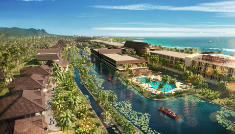 Artist rendering of the Coco Palms Resort