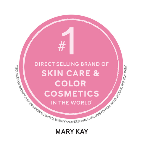 Mary Kay Inc., the iconic beauty and entrepreneurship company, for the fourth year in a row has been named the #1 Direct Selling Brand of Skin Care and Color Cosmetics in the World by Euromonitor International. (Image Credit: Mary Kay Inc.)