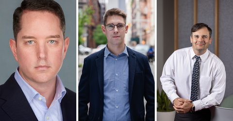 original (From left to right) Jordan Baucum, Colm Murphy, Mike Urban