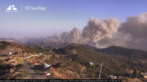 original Photos courtesy of ALERTCalifornia | UC San Diego
