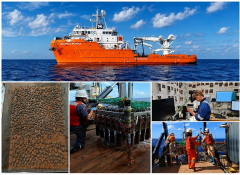 The MV Anuanua Moana, a 196-foot (~60 meters) purpose-built research vessel, serves as the core offshore vessel for environmental and exploration programs across the Pacific. The Expedition 7 research campaign was conducted aboard the Anuanua Moana and completed a robust sampling program over three weeks.