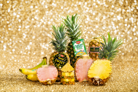 original Del Monte Corporation pineapple lineup.