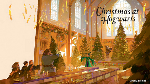 original Set during the holiday season at Hogwarts, "Christmas at Hogwarts" combines professional narration, sound design and immersive visual storytelling in a new iconographic eBook coming to participating public libraries through Hoopla this fall.