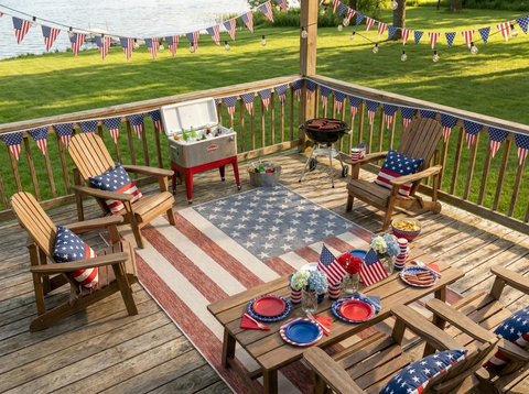 original Celebrate the spirit of America with Rugs.com’s curated collection of patriotic picks, featuring indoor and outdoor rugs perfect for saluting the 250th anniversary of the United States. Save up to 75% sitewide at www.rugs.com during the 4th of July sale from July 1-8.