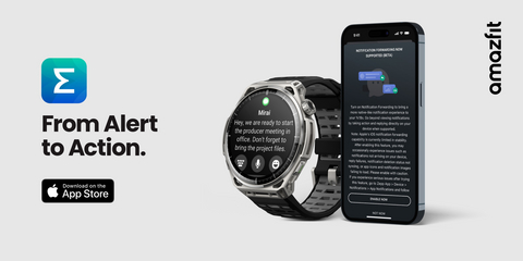 Amazfit brings interactive iOS notifications to select smartwatches in Europe, allowing users to interact with supported notifications directly from their watch.