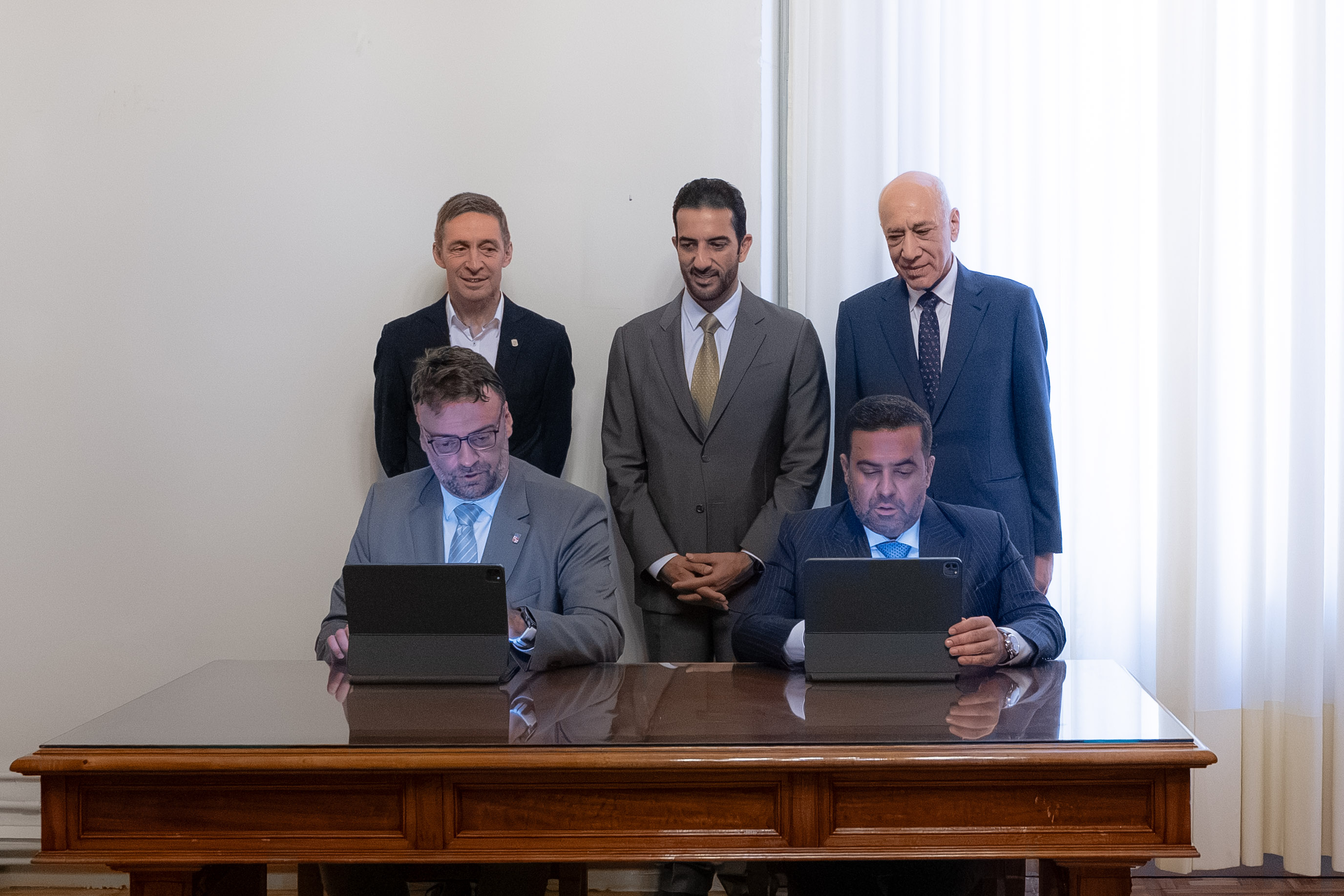 Sultan Bin Ahmed attends Media Master's Graduation in Spain (Photo: AETOSWire)