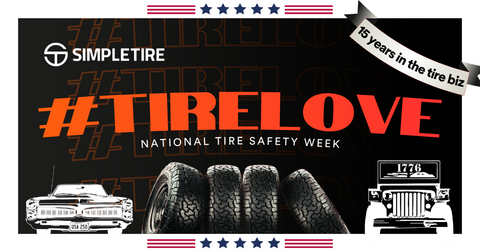 SimpleTire Launches #TireLove Campaign During National Tire Safety Week as Part of 15th Anniversary Celebration