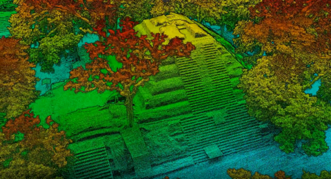 original Point cloud data of the archaeological sites