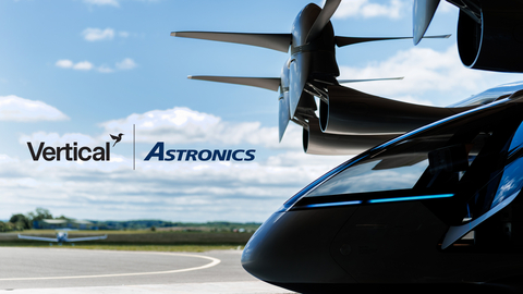 Vertical Aerospace has selected Astronics as low-voltage power distribution supplier for Valo