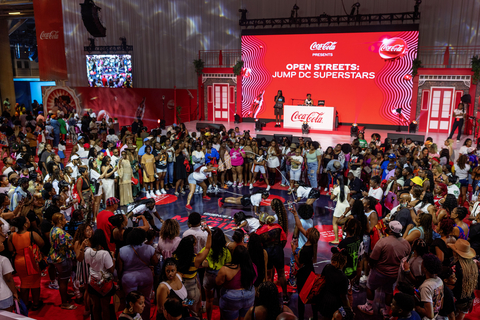 Coca-Cola's activation at the 2025 ESSENCE Festival of Culture at the Ernest N. Morial Convention Center in New Orleans, Louisiana. Photo: Dorothy Hong