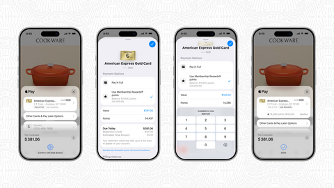original American Express Expands Membership Rewards Points Redemption Opportunities for U.S Card Members Checking Out with Apple Pay