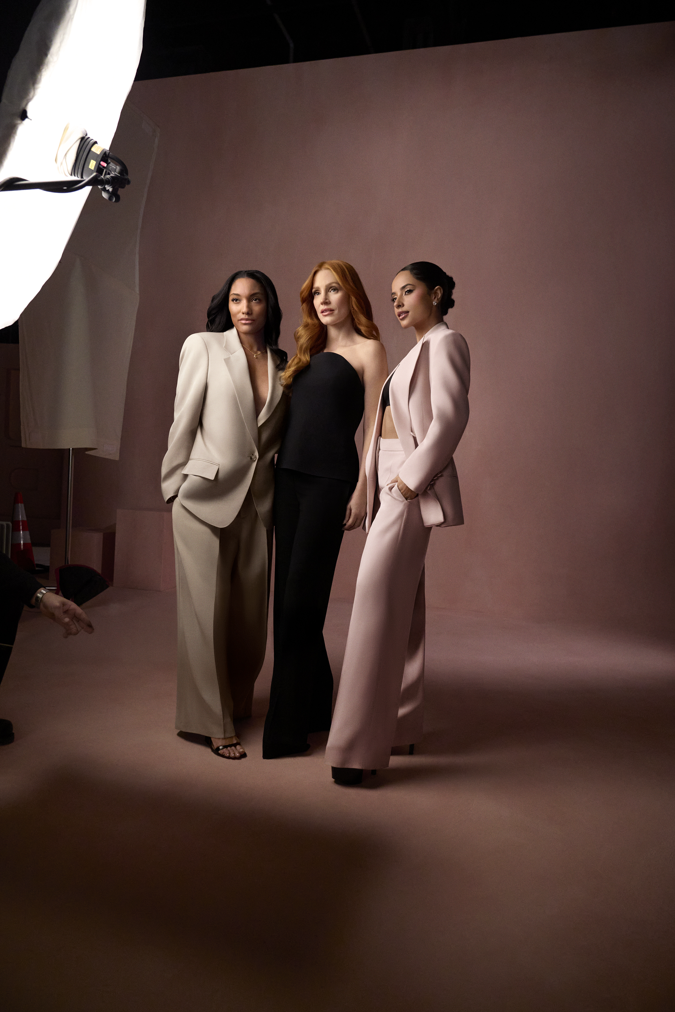 JESSICA CHASTAIN, BECKY G, AND TARA DAVIS-WOODHALL