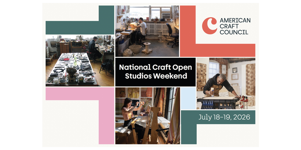 Hundreds of American Craft Artists Invite Public Into Their Studios During National Craft Open Studios Weekend, July 18 & 19