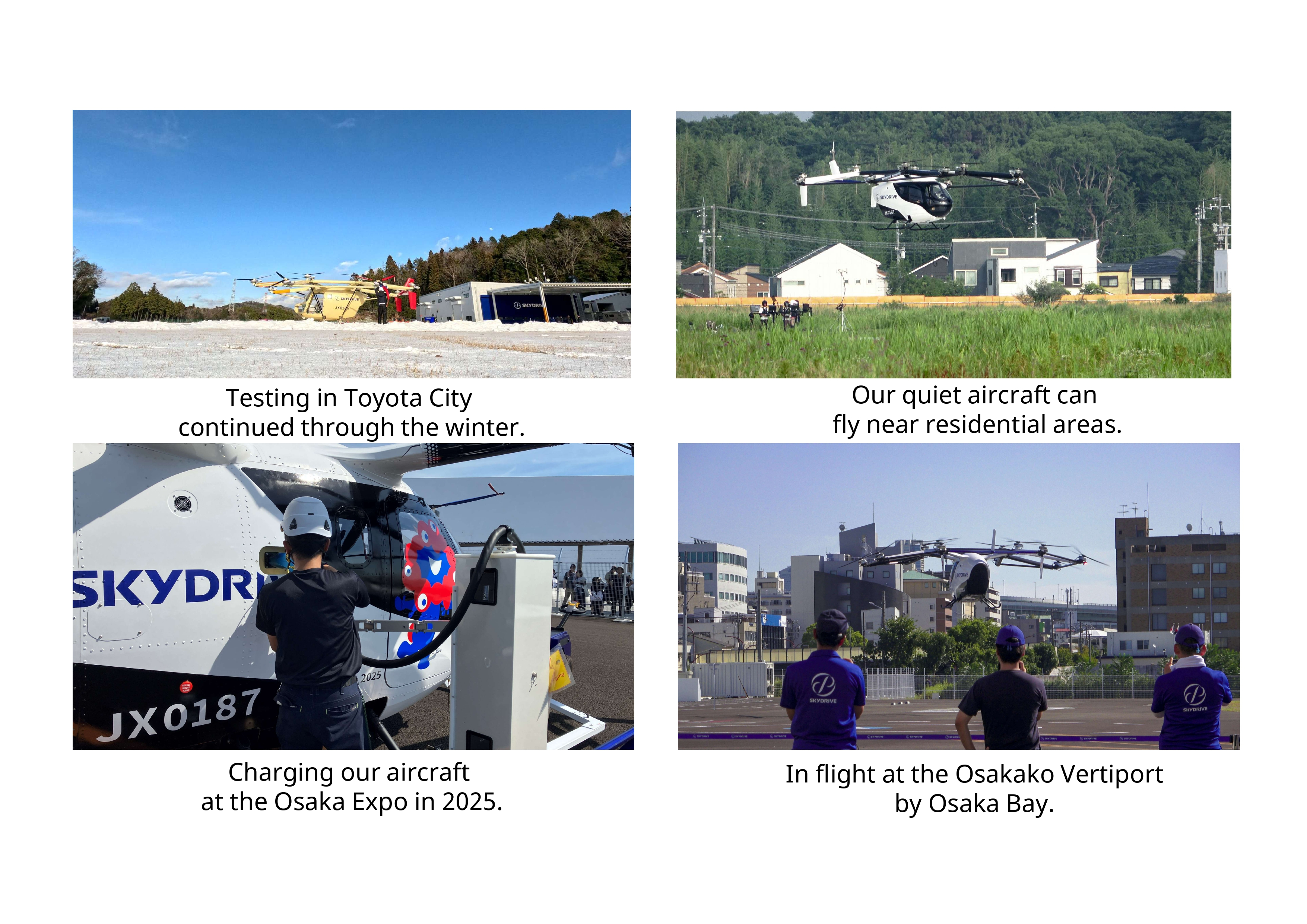 SkyDrive Marks a Total of 300 Flights without Incident