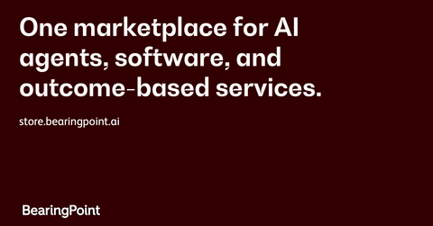 Management and technology consultancy BearingPoint introduces the BearingPoint Store, a new marketplace that enables enterprises to discover, combine, and scale software solutions with a clear focus on business outcomes rather than standalone software.