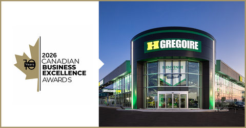 original HGreg’s headquarters in Saint-Eustache, Quebec. HGreg received the Canadian Business Excellence Award for Private Businesses for a fourth consecutive year.