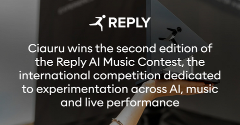 The second edition of the Reply AI Music Contest, the international competition created by Reply to explore new forms of expression combining artificial intelligence, music and live performance, concluded with the announcement of the winner on the Nova Stage powered by Reply during Kappa FuturFestival