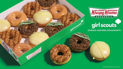 original Available for a limited time beginning July 7, the Girl Scout Cookie™ Inspired Dozen transforms fan-favorite flavors into three craveable, must-try doughnuts
