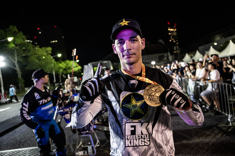 original Rockstar Energy athlete Rob Adelberg earns his 11th X Games gold medal in Moto X Best Trick at the second summer stop of the X Games League season in Chiba, Japan. Photo Credit: X Games