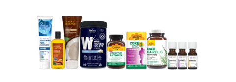 Country Life, LLC's portfolio of wellness brands, including Desert Essence®, BioChem®, Country Life® and Aura Cacia®.