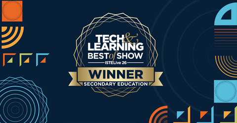 original Tech & Learning Best of Show Winner Secondary Education