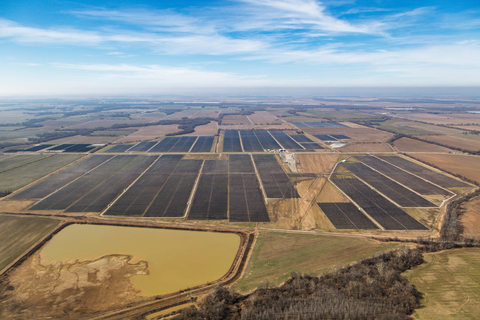 original Aerial view of the Cherry Valley Solar Energy Project in Arkansas