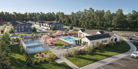 Country club environment and amenities at Oaks at Wendell, NC, offer resort-style lifestyle to residents.