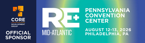 original Core Development Group is sponsoring this year's RE+ Mid-Atlantic Conference in Philadelphia, August 12-13.