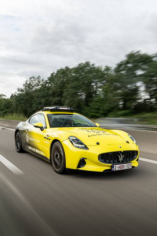 Our car driving on the highway. (in manual mode)