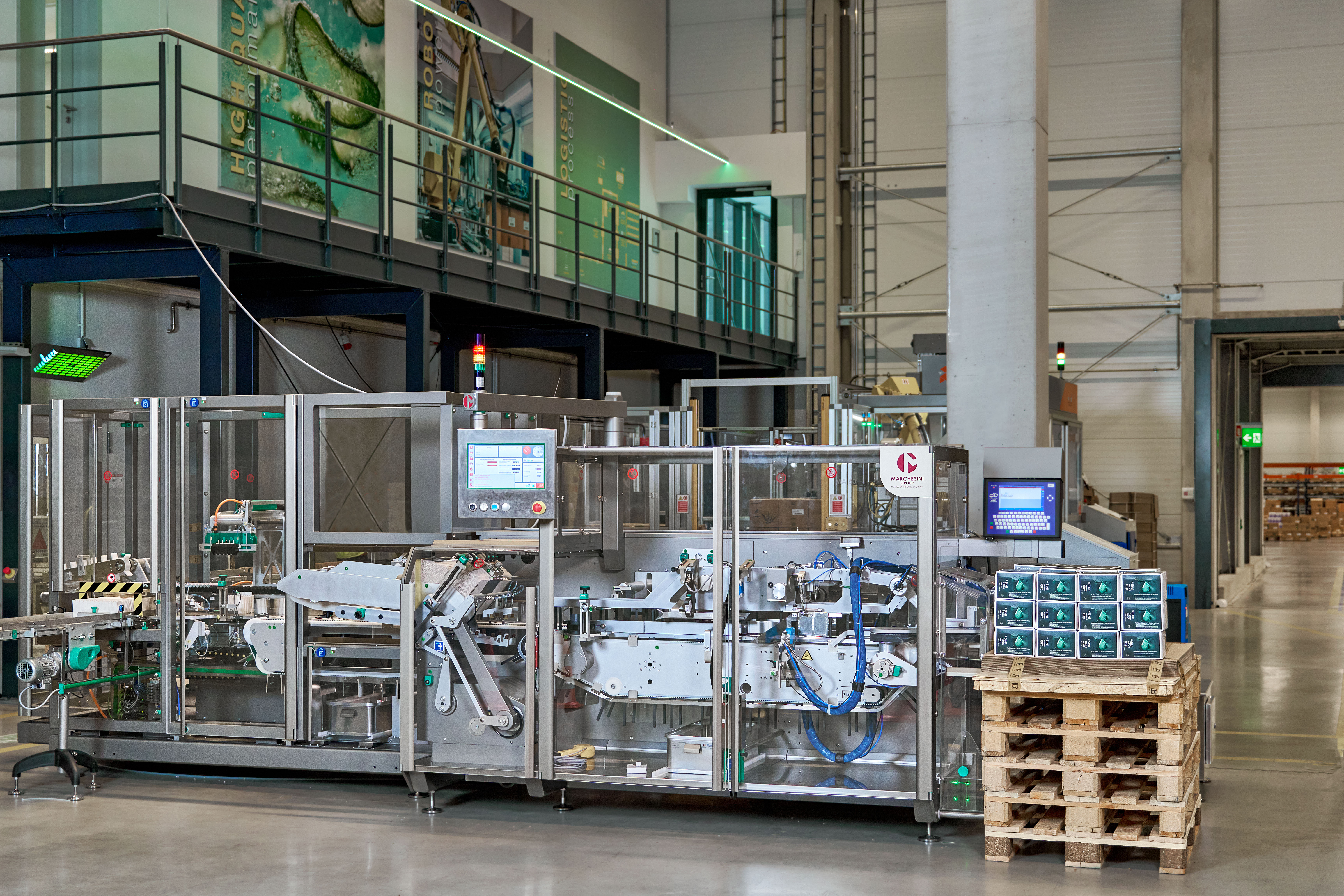New, state-of-the-art production line in Ahlen, Germany, manufacturing LR 5in1 Beauty Elixir and LR 5in1 Men's Shot.