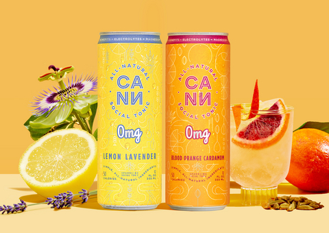 Cann "0MG" Flavors, Lemon Lavender & Blood Orange Cardamom