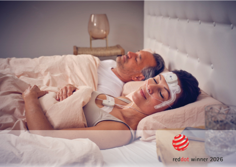 original Onera Health's patch-based home polysomnography solution, Onera hPSG®, wins Prestigious Red Dot Product Design Award 2026.