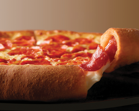original Papa Johns Epic Pepperoni-Stuffed Crust Pizza