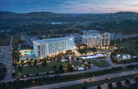 original Rendering of the Choctaw Casino & Resort - Pocola Renovation and Expansion Project (source: JCJ Architecture)