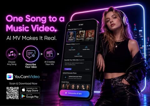 original Perfect Corp. Launches AI MV in YouCam Video, Turning Any Song into a Fully Produced Music Video in Minutes