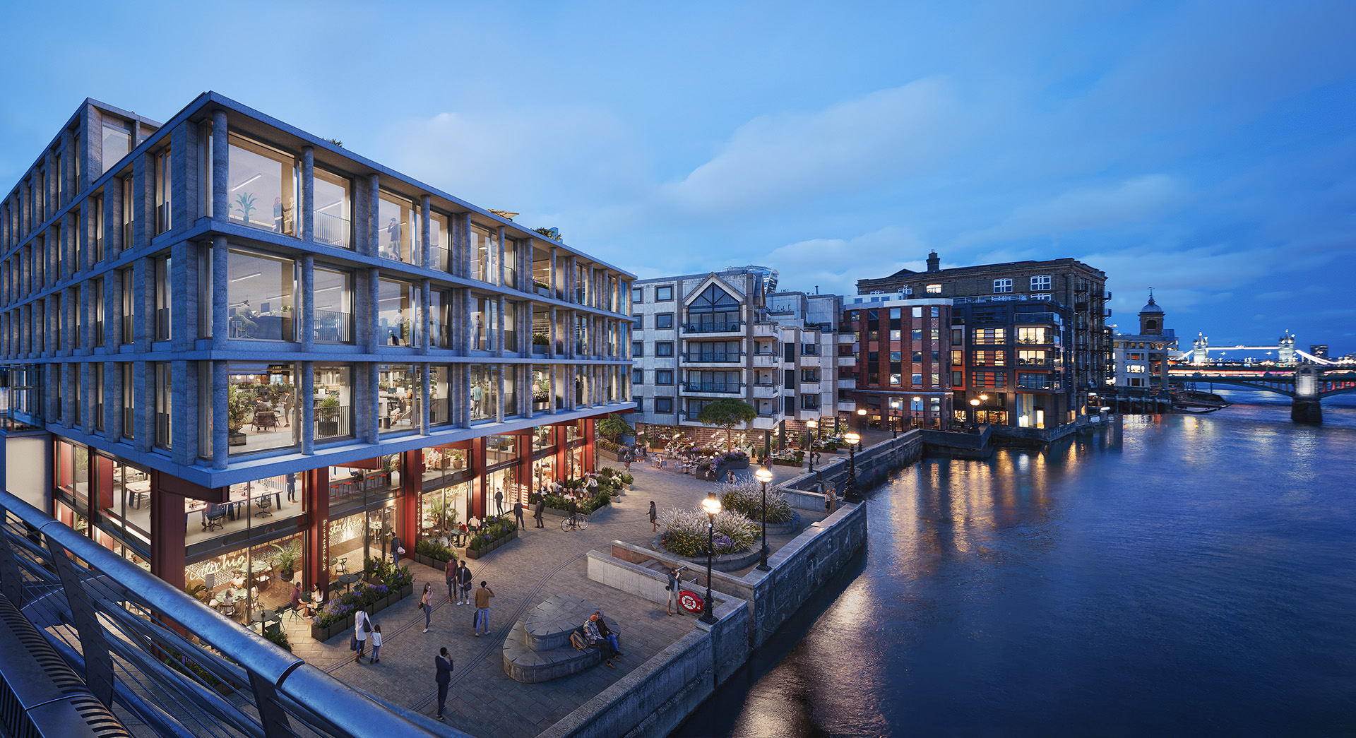 Morningstar&rsquo;s new office at One Millennium Bridge, overlooking the River Thames.