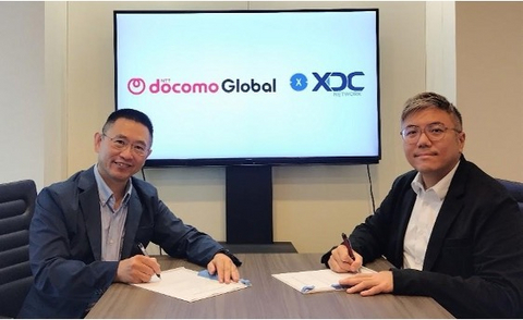 original Noriyuki Kaya, Head of Service Operations Office, Digital Platform Service Business Division at NTT DOCOMO GLOBAL (left); Shanlong James Chen, Chief Partnerships Officer at XDC Network (right).