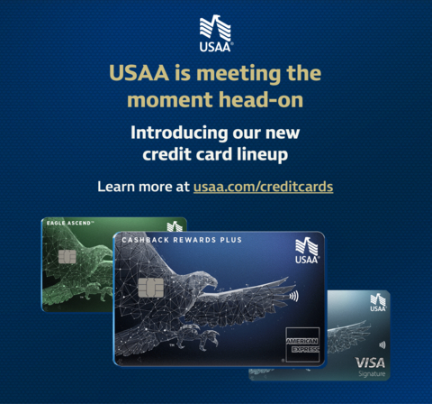 original USAA Bank unveils new suite of credit cards, delivering enhanced value for everyday spending and putting more money back in members' pockets.