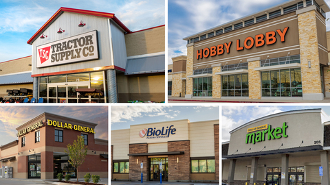 original Net-Leased Portfolio 73 DST consists of 11 long-term net-leased properties with a weighted-average lease term of 13.8 years at inception, tenanted by historically recession-resilient national companies including Tractor Supply Company, Hobby Lobby, Dollar General Market, BioLife Plasma Services, and Dollar General.