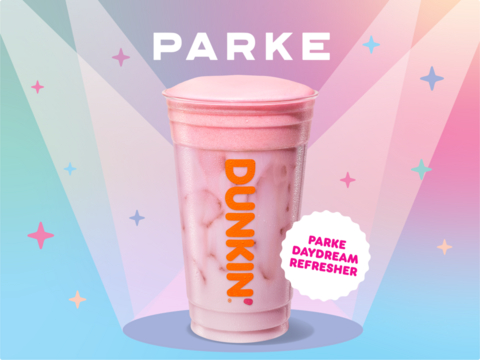 original Dunkin’ teams up with viral clothing brand, Parke, to introduce the Parke Daydream Refresher, a strawberry-flavored pink summer sip arriving at Dunkin’ locations nationwide on July 17.