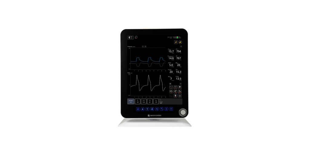 Nihon Kohden Upgrades NKV-550, Now First Ventilator Combining Non-Invasive Muscle Pressure Monitoring, AVM and Adjustable AdaptiveSync™ Manufactured in the U.S. 1 NKV 550 Press Release