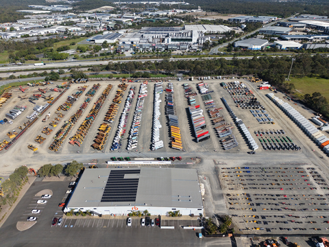 original Ritchie Bros. Australia’s regional headquarters and largest Asia-Pacific hub, located at the Yatala (Brisbane) yard in Queensland.