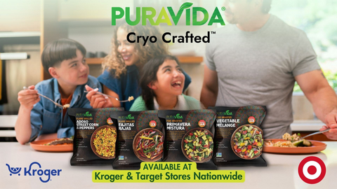 original PuraVida Foods' expansion into Kroger and Target gives millions of additional consumers nationwide access to the brand.