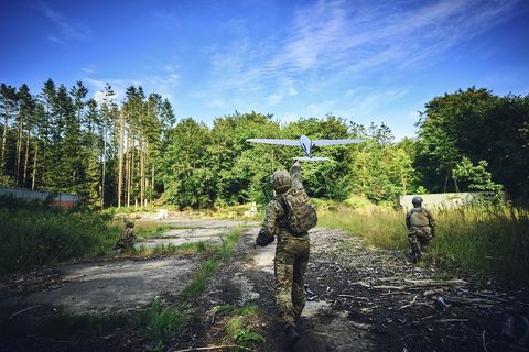 original Soldier launching the RQ-35 ISTAR UAS