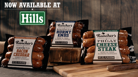 original Rancher's Premium Smokehouse Sausage Now Available at Hills