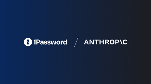 original 1Password and Anthropic bring secure credential access to Claude.