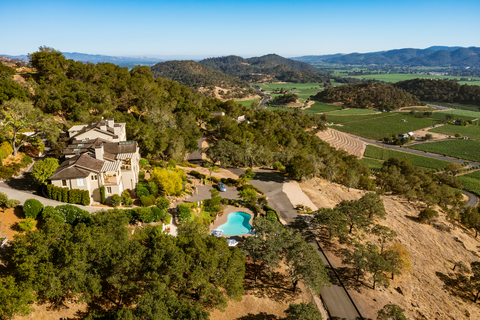 original Perched high above the valley floor on the eastern hillside, Sttupa Estate overlooks Yountville, offering unparalleled views across the Napa Valley.
