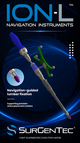 SurGenTec® Secures FDA Clearance for ION-L™ - Lumbar Navigation Compatible