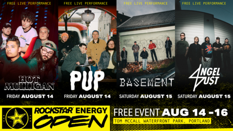 original Rockstar Energy Open 2026 brings skateboarding and live music to the heart of downtown Portland.