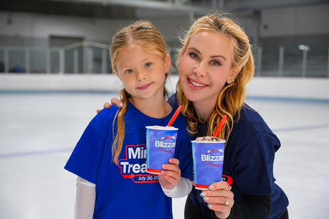 original Olympic gold medalist Tara Lipinski teams up with DQ and Children’s Miracle Network Champion Whitleigh to spread the world about Miracle Treat Day at DQ on July 30, 2026.